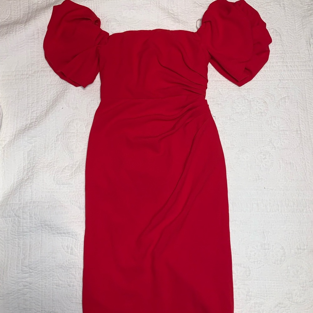 Shoshanna Midi Cocktail Dress